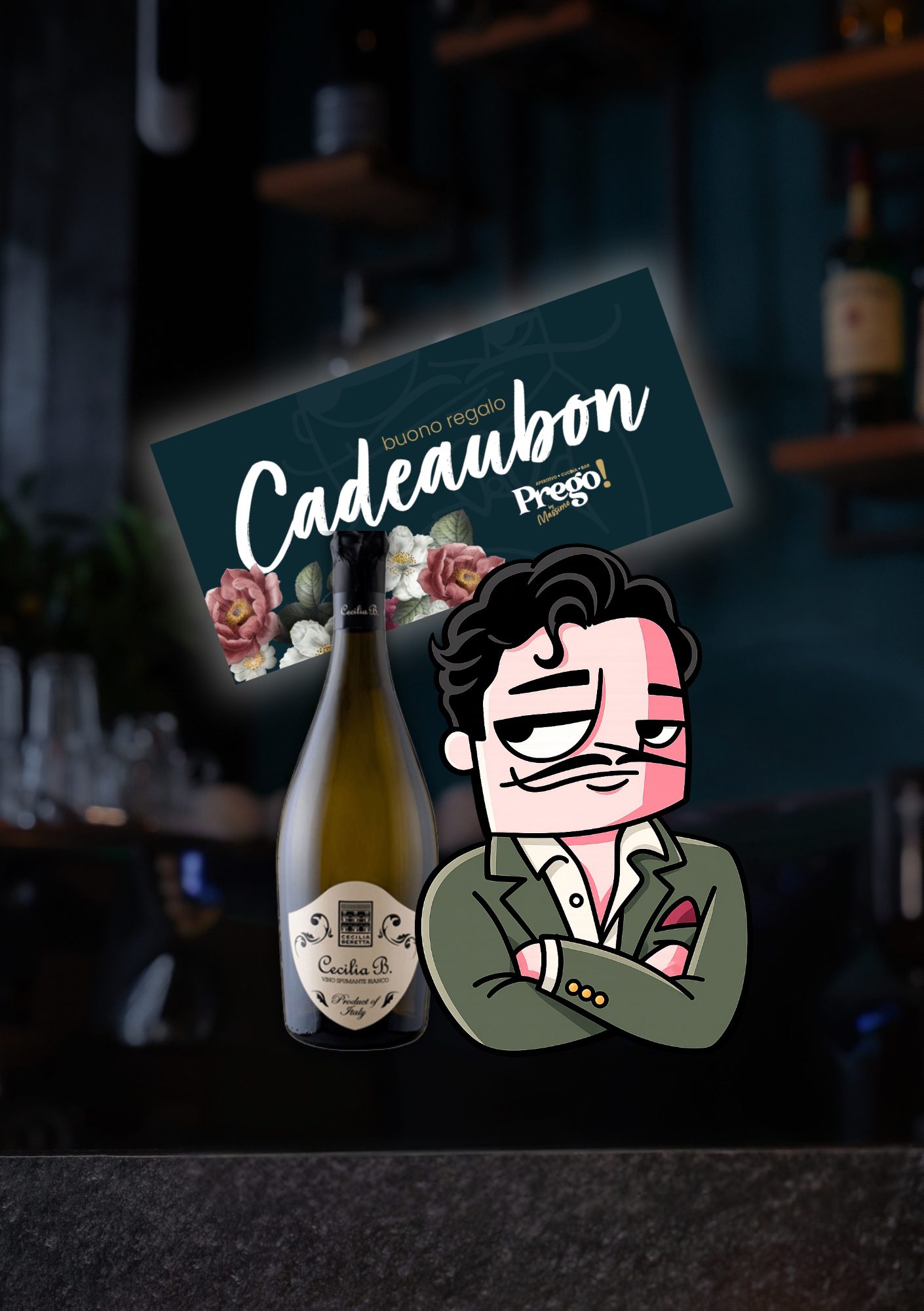 Cadeaubon met Prosecco